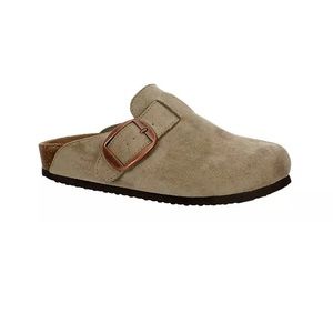 Madden Girl Prim Buckled Slip-On Clog Flats